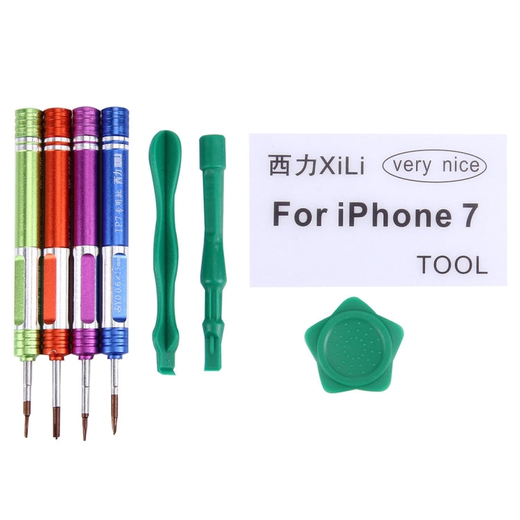 Kit di strumenti aperti per riparazione di cacciaviti professionali appropriati per iPhone 7 e 7 Plus, 8 in 1 Kit di strumenti aperti per riparazione di cacciaviti professionali appropriati per iPhone 7 e 7 Plus, 8 in 1